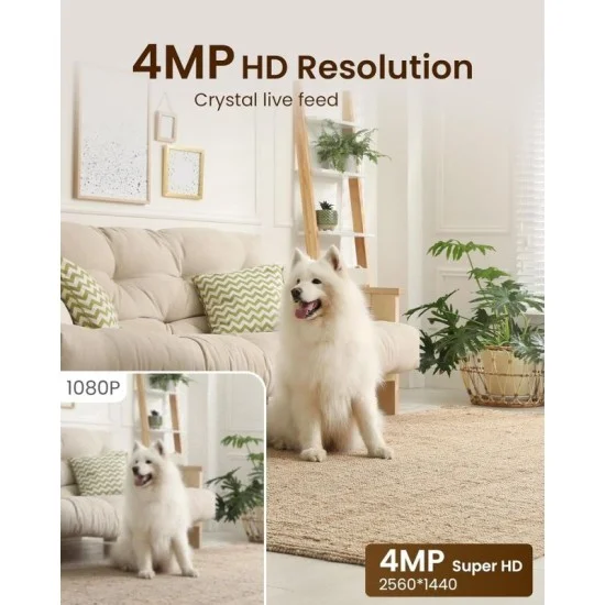 Zosi 4.0Mp Indoor 2 Way Video Calling Camera